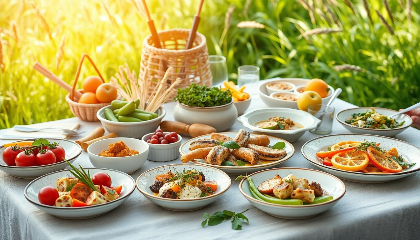 Fresh ingredients and home cooking inspiration